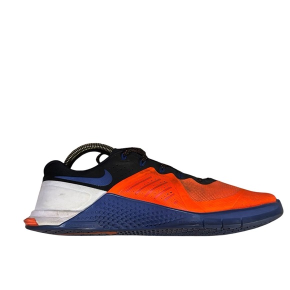 Nike Metcon‎ 2 Flywire Sport Cross Trainers Orange Blue Mens 11.5 819899–841 - Picture 2 of 11
